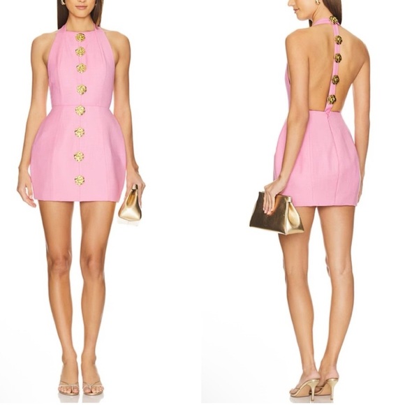 Atoir Dresses & Skirts - NWT Atoir Tiffany Dress Rose Floral Button Open Back Pink Sz 8